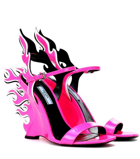 prada sandal pink blogger|farfetch prada shoes.